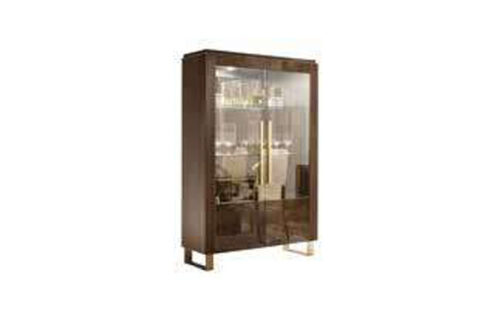 2 DOORS GLASS CABINET