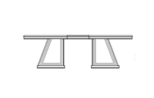 Rectangular Table w/1 Extension