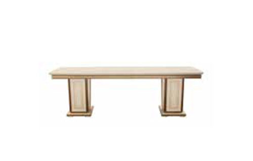 Rectangular table with 1 extension