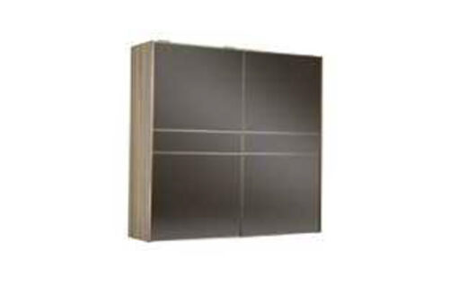 2 SLIDING MIRROR DOORS WARDROBE SMOKE MIRROR / SMOKE INSERT ART. 3