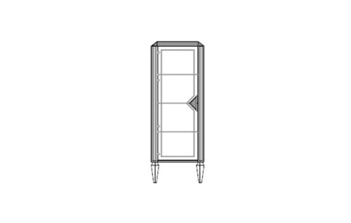 1 Door Glass Cabinet