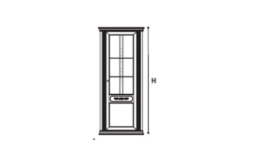 CORNER UNIT W/MIRROR