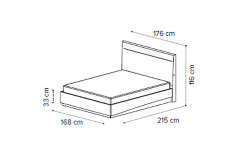LEGNO bed 160X200