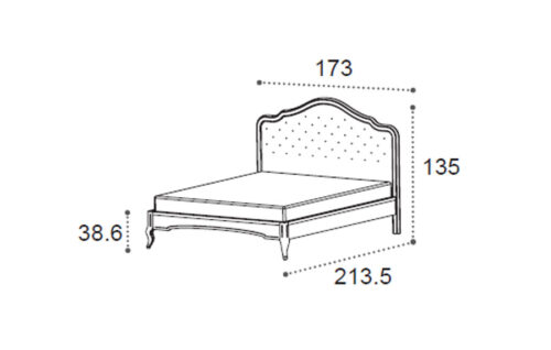 Verdi bed 160