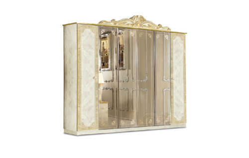 6 GLASS DOOR WARDROBE