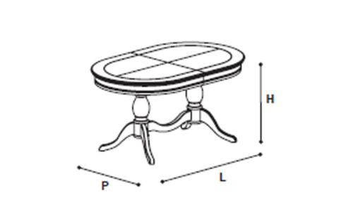 OVAL TABLE