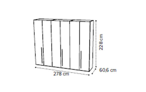 6 door wardrobe