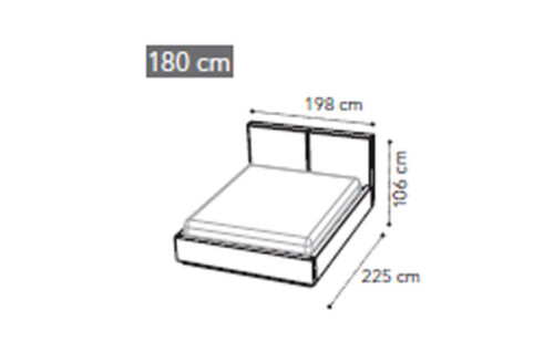 CUBO bed 180