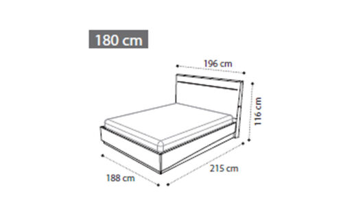 LEGNO bed 180