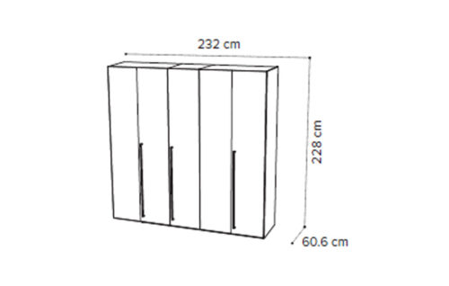 5 door wardrobe