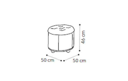 Round Pouff