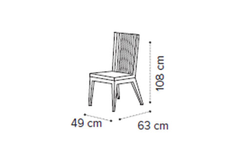 Chair Flute “Stripe”