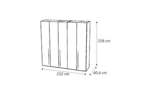 5 door wardrobe