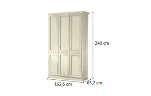 3 wooden door wardrobe