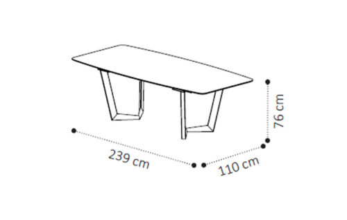 Table NET/ceramic fix top