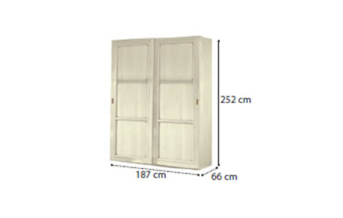 2 sliding door wardrobe “Terna”