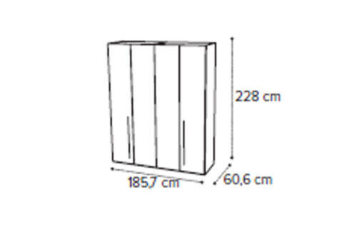 4 door wardrobe