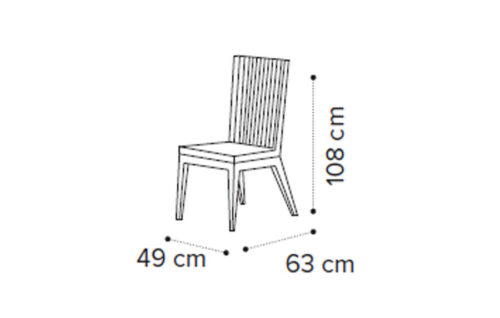 Chair Flute “Stripe”