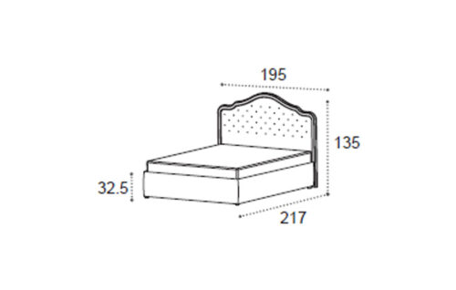 Otello bed 180