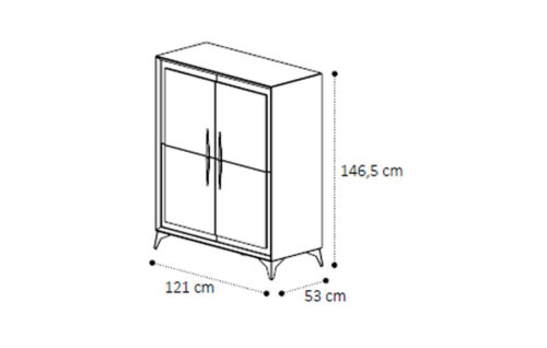 4 door midi sideboard