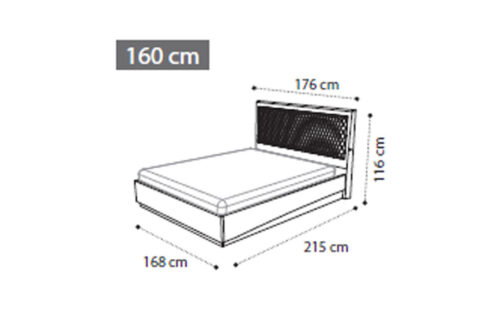 ROMBI bed 160