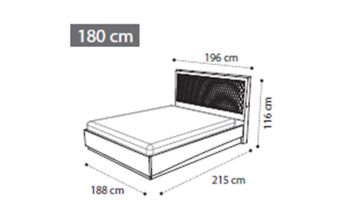 ROMBI bed 180