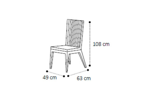 Chair Flute Stripe