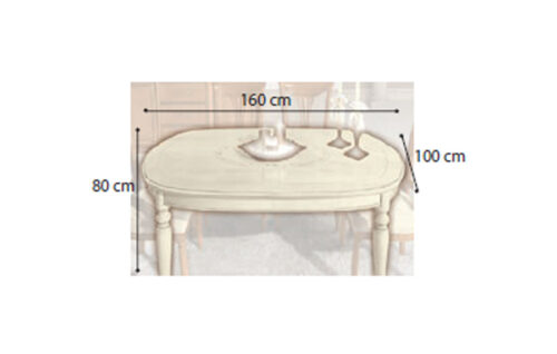 Oval table